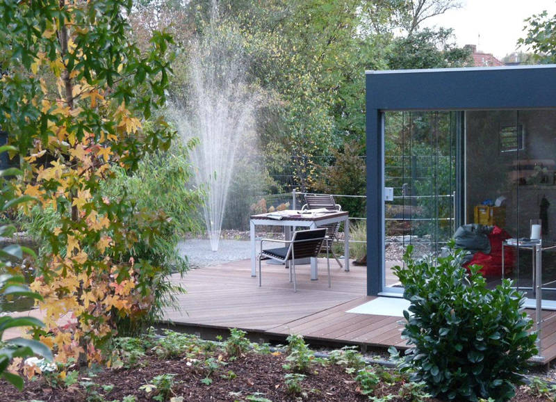gartenideen mit kies reihenhausgarten ideen