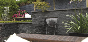 Wasserfalle Edelstahl Oase